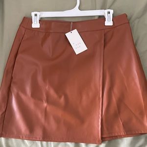 A New Day faux leather skirt size 8